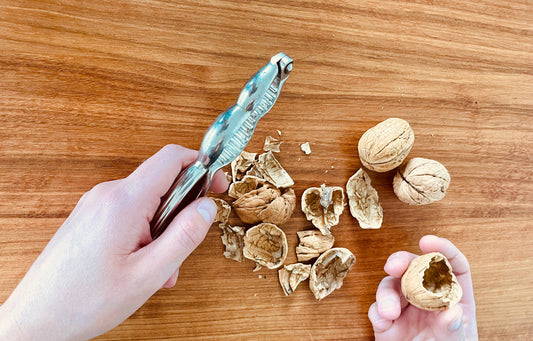 Durchbruch gelungen: Juglans regia inanis - that's nuts